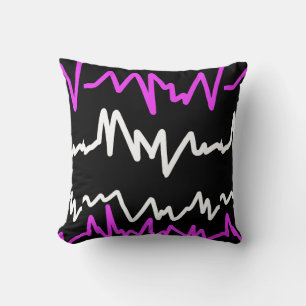 Almohada Cojín con Patrón de Línea en Zig Zag Dive