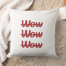 Almohada | Cojín de acento con tipografía moderna
