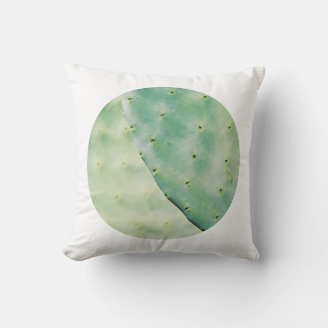 Almohada Cojín de Hojas de Pera de Higo de Berberí (Anverso)