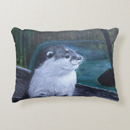 almohada cojín de nutria