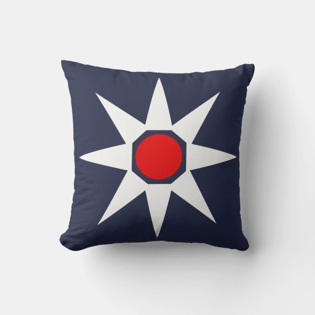 Almohada Cojín de Sol Mágico Positivo Feliz (Anverso)