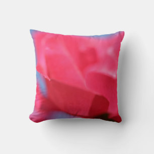 Almohada / Cojín de Tirar Rosa y Cielo de Color Ro