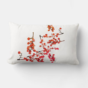 Almohada Cojín Patrón Frutas Rojo Árbol Pimiento F