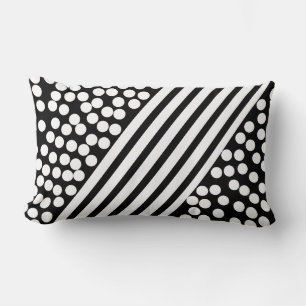 Almohada Cojín Patrón Líneas Bolas Arte Abstracto