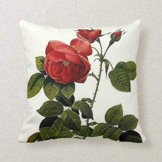 Almohada color de rosa de la flor para su