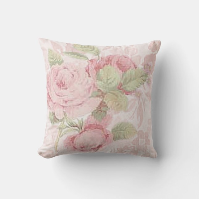 Almohada color de rosa polvorienta (Anverso)