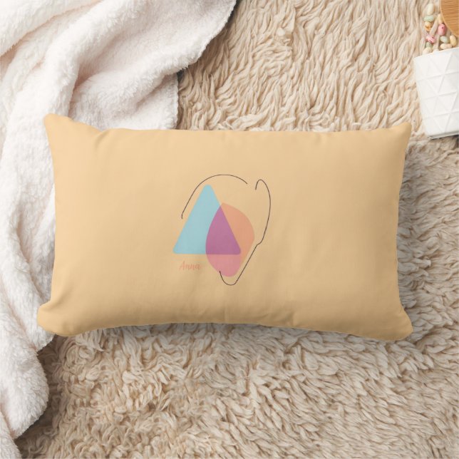 Almohada Colorida Abstracta para Lanzar (Manta)