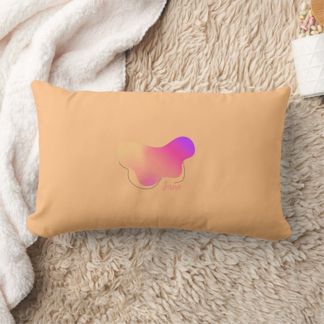 Almohada Colorida Abstracta para Lanzar (Manta)