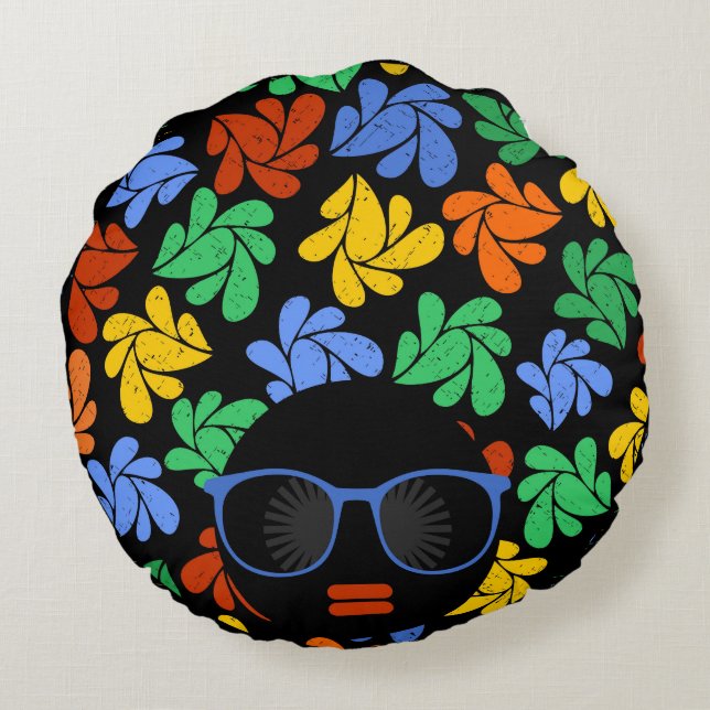 Almohada Colorida Afro Love (Reverso)