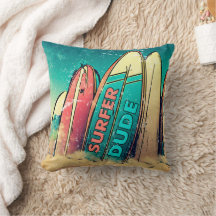 Almohada Colorida Chaval Surfista