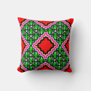 Almohada Colorida de Arte Digital 3D   16x16 Perfe