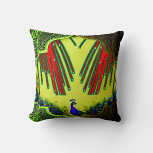 Almohada Colorida de Arte Digital 3D   16x16 Perfe