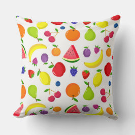 Almohada Colorida de Frutas y Bayas de Verano
