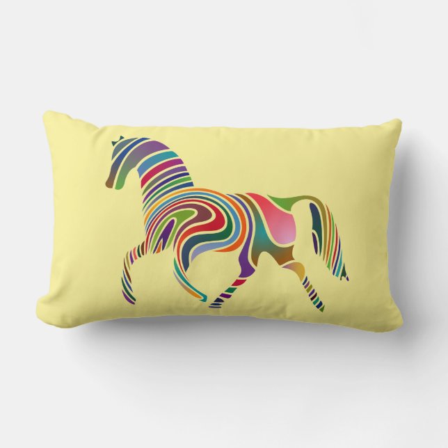 Almohada colorida del caballo (Anverso)