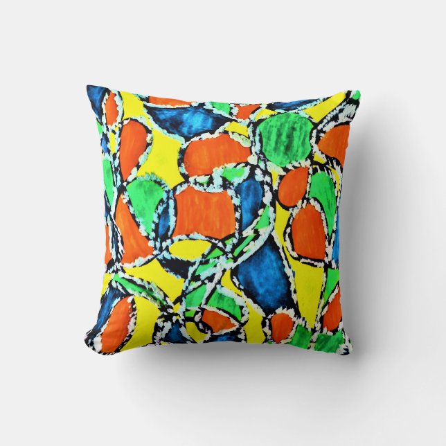 Almohada Colorida para Lanzar  (Anverso)