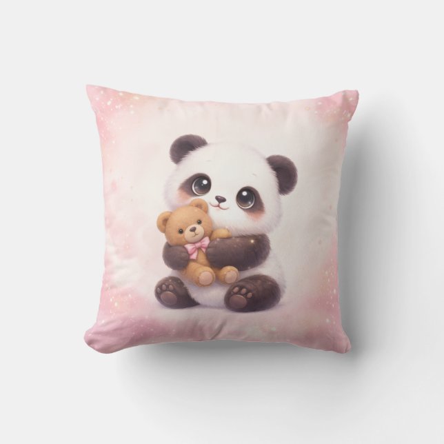 Almohada con acento de animal acogedor (Anverso)