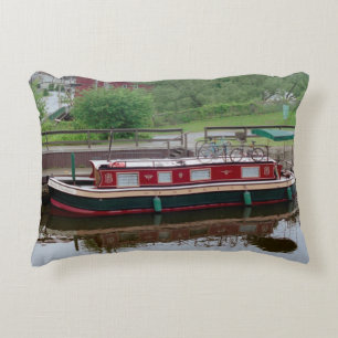 Almohada con acento de barco del Canal de Erie
