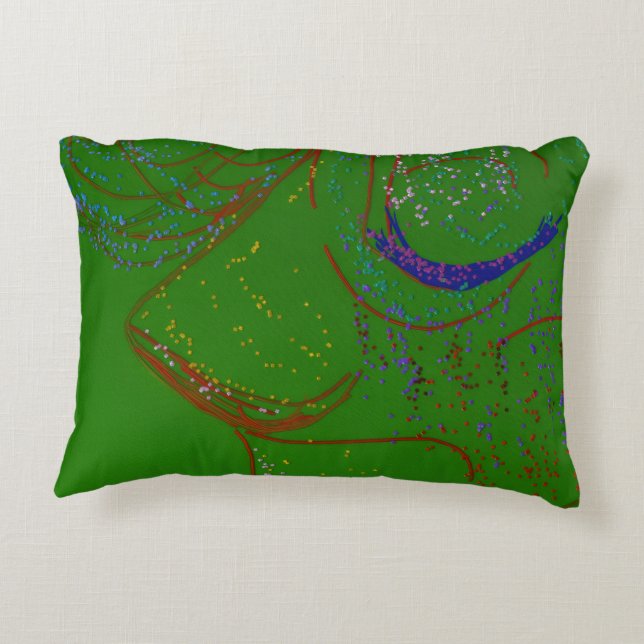 Almohada con acento de belleza interior (Reverso)