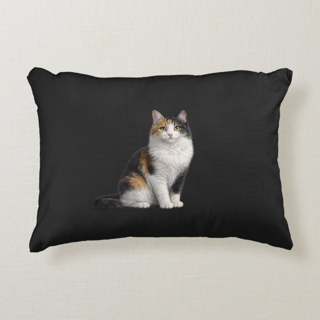 Almohada con acento de gato (Anverso)