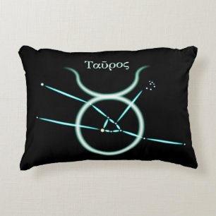 Almohada con acento de la constelación del zodiaco