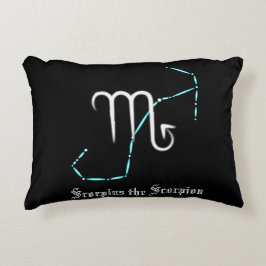 Almohada con acento de la constelación zodiacal Es