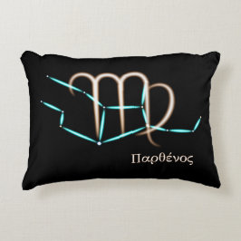 Almohada con acento de la constelación zodiacal Vi