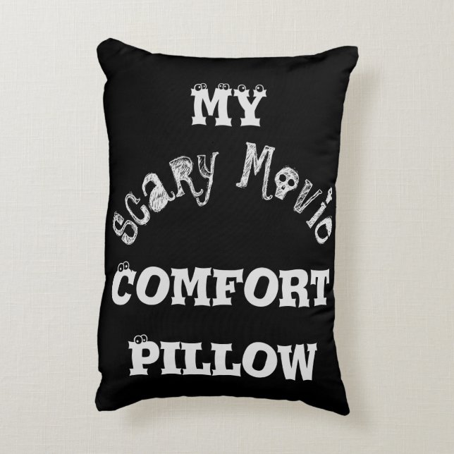 Almohada con acento de película de terror (Atrás (Vertical))