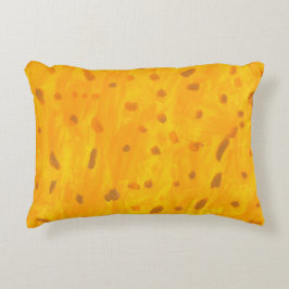 Almohada con acento de pez dorado