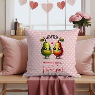 Almohada con acento de San Valentín lindo castigo 