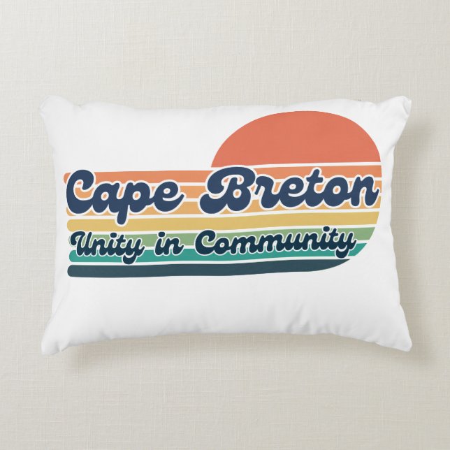 Almohada con acento de unidad en la comunidad (Anverso)