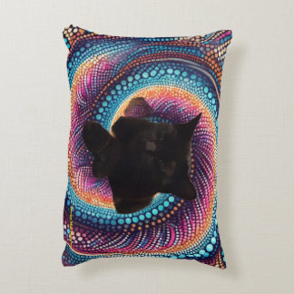 Almohada con acento El maullido del gato