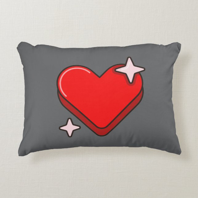  Almohada con acento gris  (Anverso)