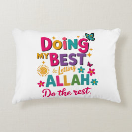 Almohada con acento islámico Ramadan Kareem & Eid