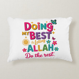Almohada con acento islámico Ramadan Kareem & Eid