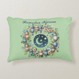 Almohada con acento islámico Ramadan Kareem & Eid