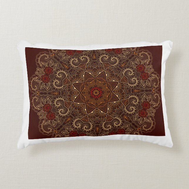 Almohada con acento islámico Ramadan Kareem & Eid  (Anverso)