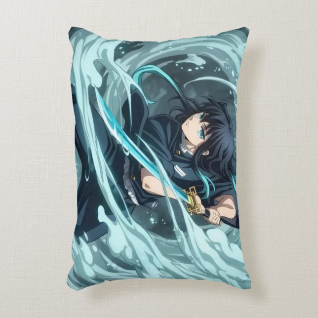 Almohada con acento Muchiro – Decoración linda de  (Frente (Vertical))