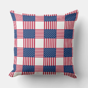 Almohada con acento patriótico