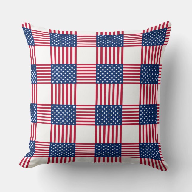 Almohada con acento patriótico (Anverso)