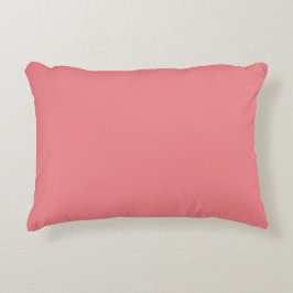 Almohada con acento rosa 40 cm x 30 cm