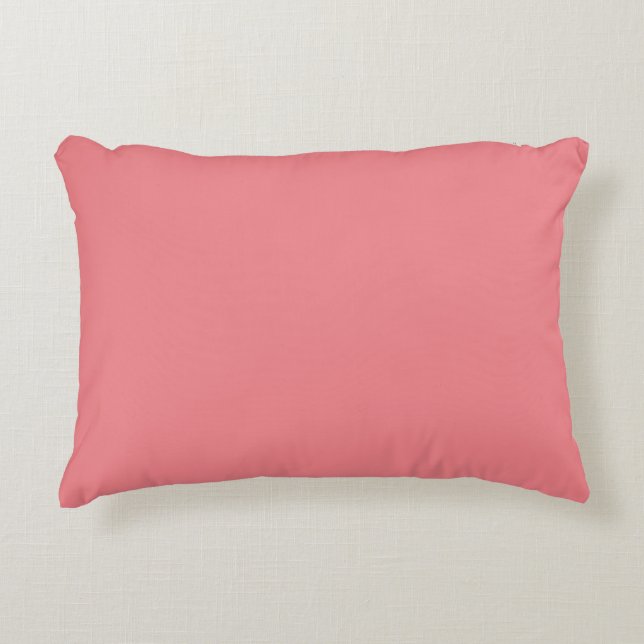 Almohada con acento rosa 40 cm x 30 cm (Anverso)
