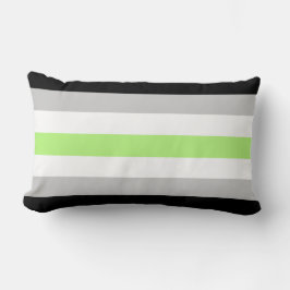 Almohada con bandera agénero
