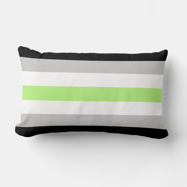 Almohada con bandera agénero (Anverso)