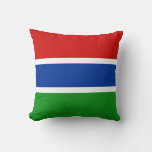 Almohada con bandera de Gambia