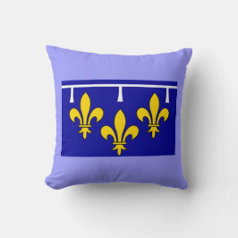 Almohada con bandera de Orleans Francia