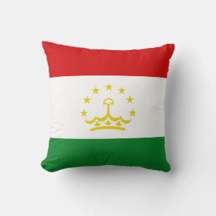 Almohada con bandera de Tayikistán x bandera