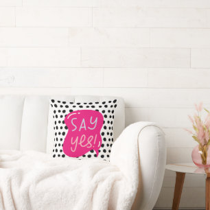 Almohada con Burbuja de Texto de Patrón de Animal