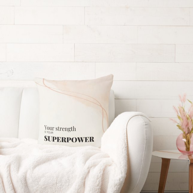 Almohada con cita motivacional (Sofá)
