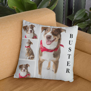 Almohada con Colgajo de Fotos de Mascotas Modernas