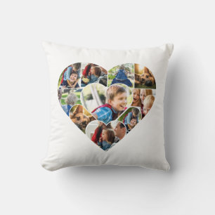 Almohada con collage de fotos personalizadas como 